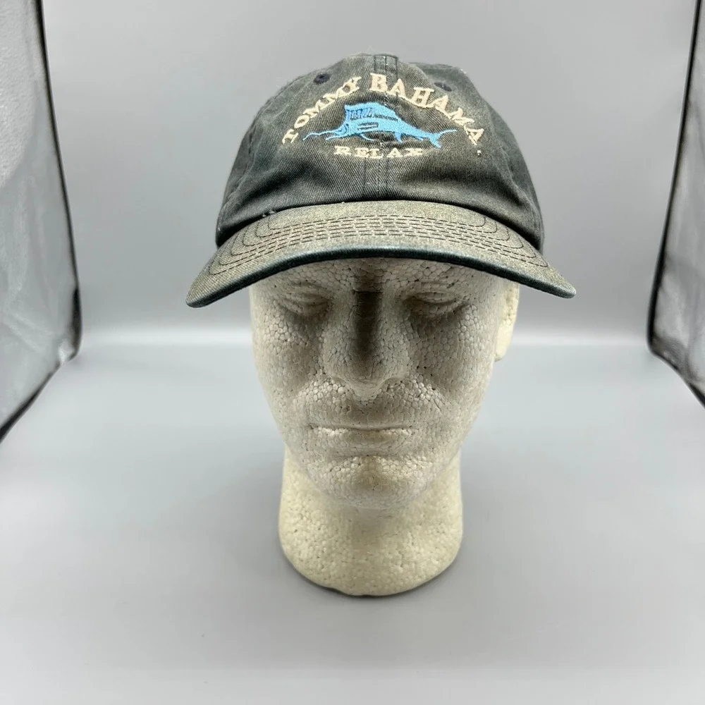 Tommy Bahama Relax Hat Mens One Size Marlin Embroidered Coastal Resortwear‎